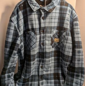 Excurzion flannel button-up line jacket Mens Size-XXL